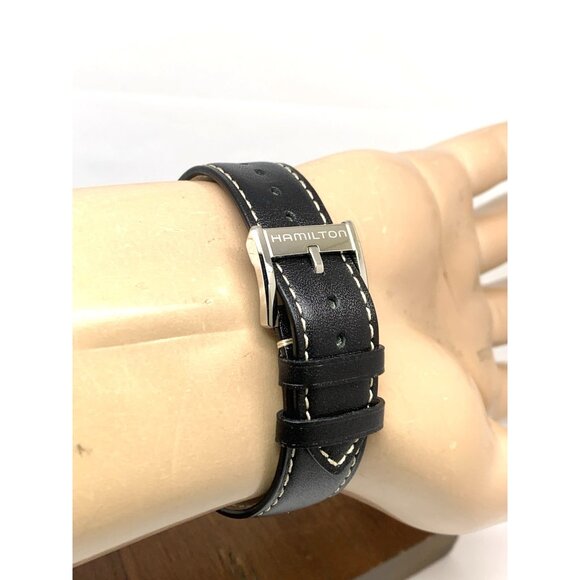 Hamilton Men's Watch H38525721 Swiss Automatic Beige Dial Leather Band 40mm - Picture 10 of 16